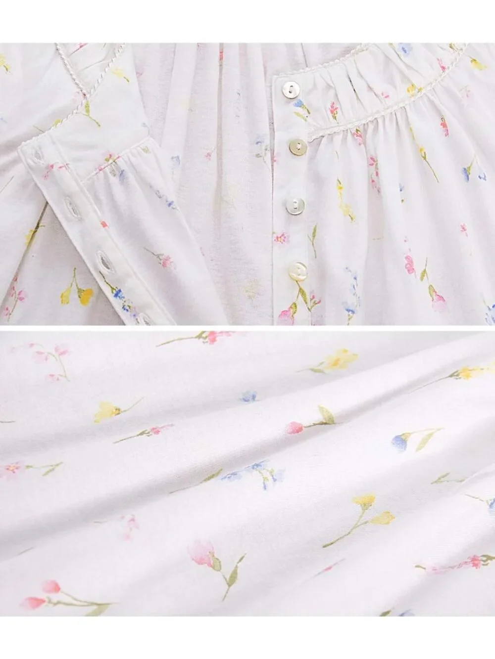 Soft Cotton Nightgown for Women | Long Sleeveless Sleepwear | Cozy Ladies Gown